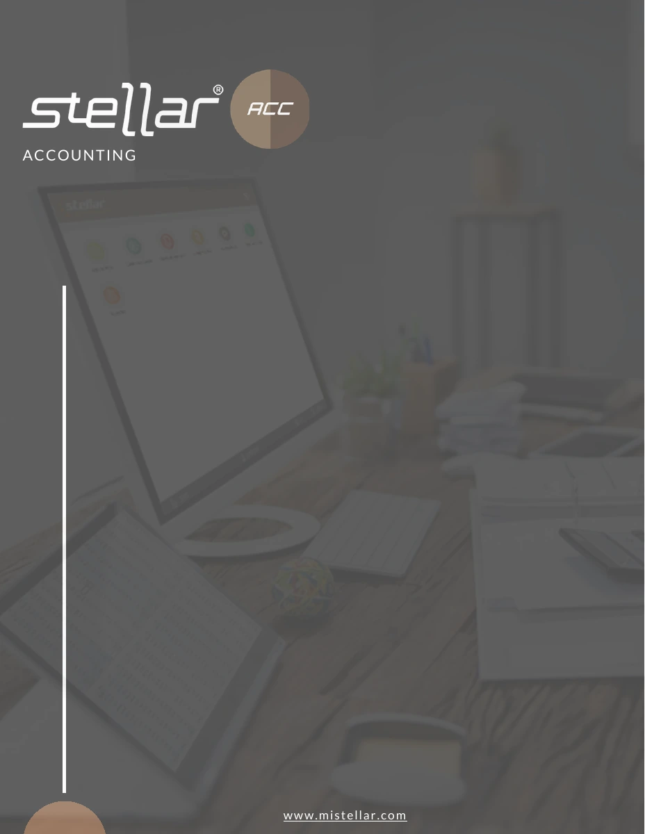 Portada del brochure original de Stellar ACCOUNTING, edición 2024