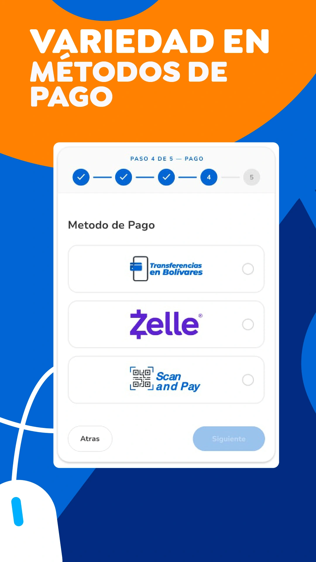 Imagen oficial de Kromi en Google Play: métodos de pago de su aplicación