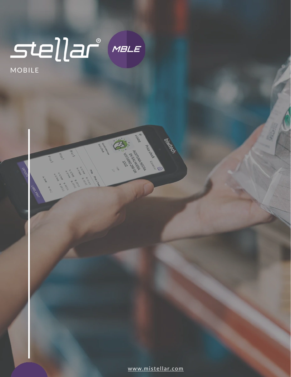 Portada del brochure original de Stellar MOBILE