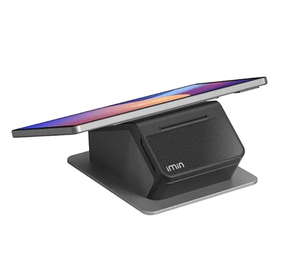 Terminal POS con impresora de recibos integrada en su base